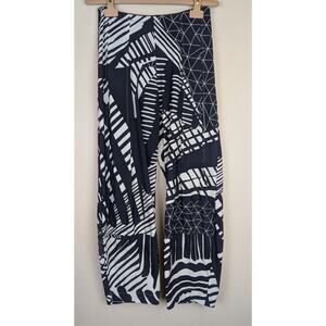 porto San Francisco Abstract Pants Navy/White 0